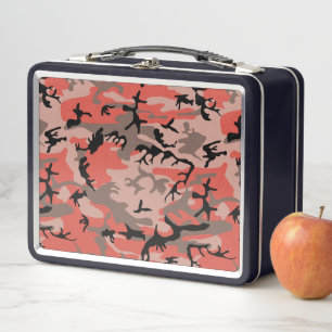 Lunch Box Camouflage rouge et Brown, Armée