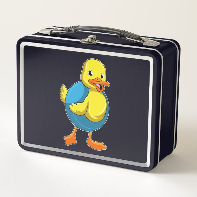 Lunch Box Canard à nager avec anneau de nage (Devant)