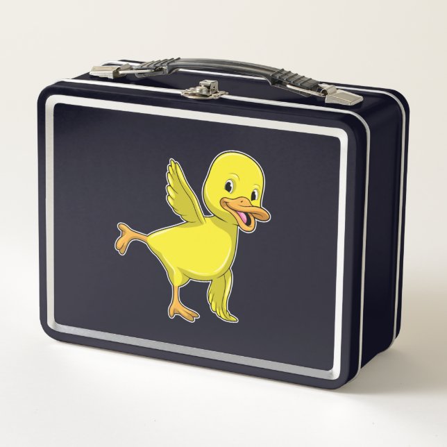 Lunch Box Canard au Yoga Exercice d'étirement (Devant)