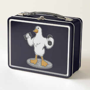 Lunch Box Canard comme Bodybuilder avec des cloches