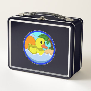 Lunch Box Canard sur la plage avec palmiers.PNG