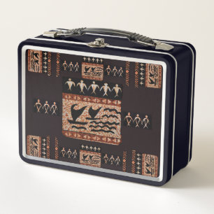 Lunch Box Canoë à voile hawaïen Retro Lunette Box