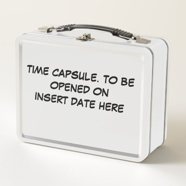 Lunch Box Capsule à Personnaliser pour déjeuner métallique (Devant)