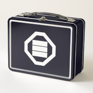 Lunch Box Caractères kanji pour trois sur plateau