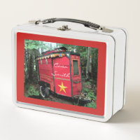 Caravane gitane rouge personnalisée minuscule Thun