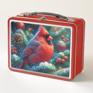 Lunch Box Cardinal de Noël/hiver