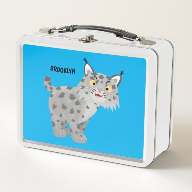 Lunch Box Caricature de lynx de lynx de lynx (Devant)