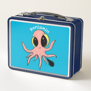 Lunch Box Caricature de poulpe de bébé mignonne et cheeky