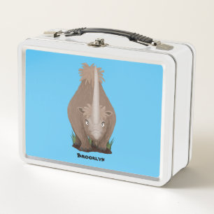 Lunch Box Caricature en élasmère de rhinocéros laineux