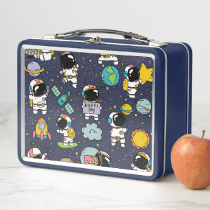 Lunch Box Caricature spatiale astronaute