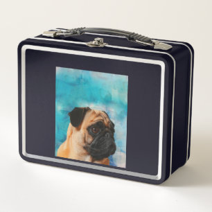 Lunch Box Carlin Portrait Joli Carlin Face Carlin Lover