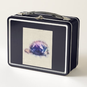 Lunch Box Carlin Puppy croquis Carlin Amoureux de les chiens