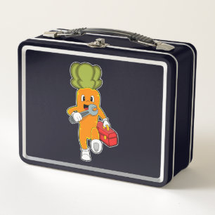 Lunch Box Carotte en mécanique avec Boîte à outils