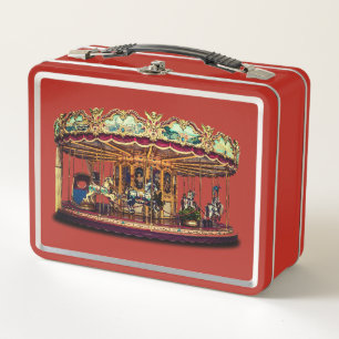 Lunch Box Carrousel de cirque vintage