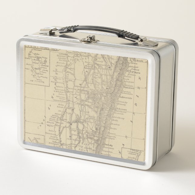 Lunch Box Carte du Madagascar (Devant)