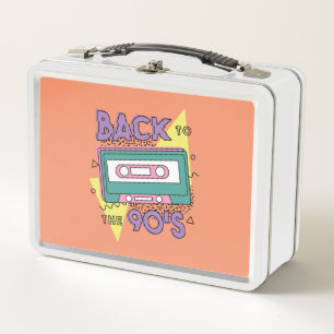 Lunch Box Cassette Classique de la Nostalgie des Années 90