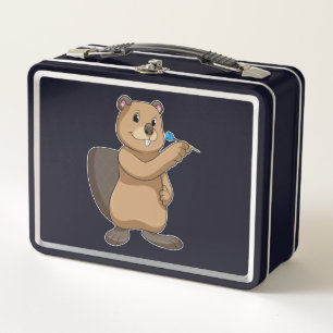 Lunch Box Castor aux fléchettes avec fléchette
