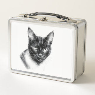 Lunch Box Cat Charcoal