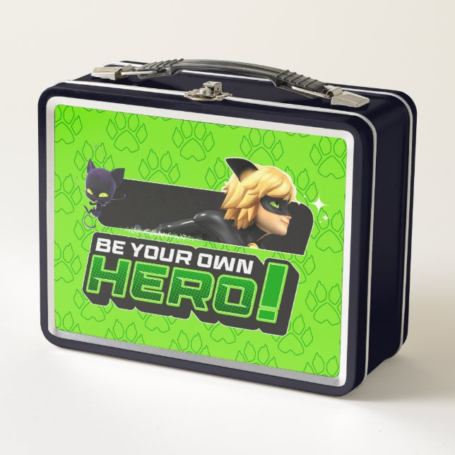Lunch Box Cat Noir | Soyez votre propre héros (Devant)