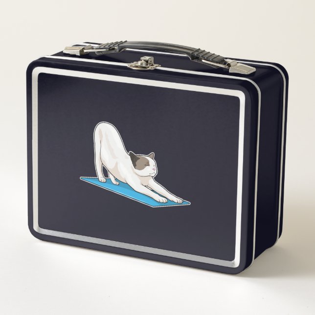 Lunch Box Cat Yoga Méditation Fitness (Devant)