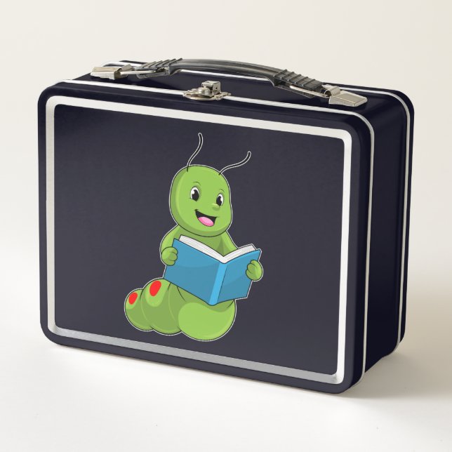 Lunch Box Caterpillar à lire avec livre (Devant)