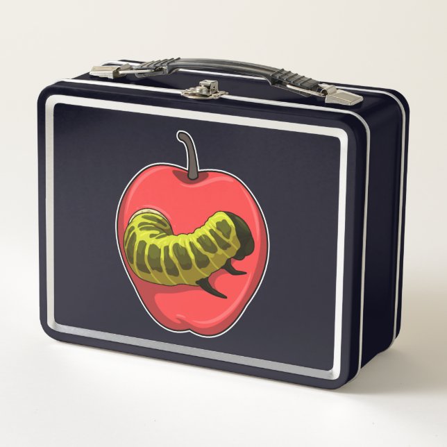 Lunch Box Caterpillar with Apple (Devant)