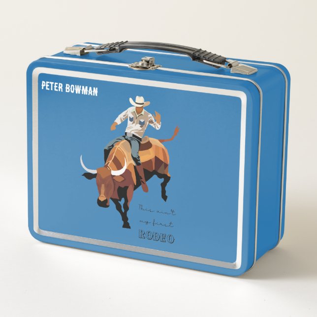 Lunch Box Ce n'est pas mon premier RODEO : Bull rider (Devant)
