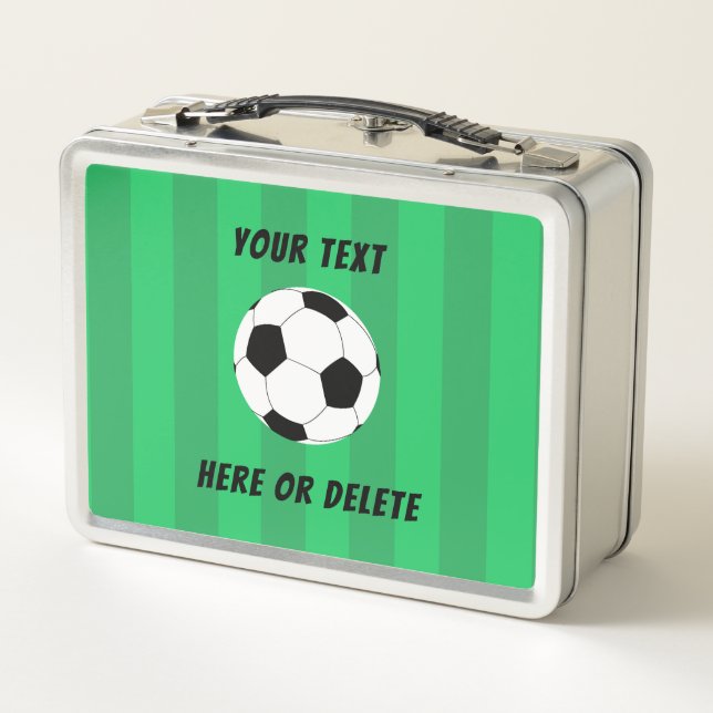 Lunch Box Champ de balle de football cool personnalisé (Dos)