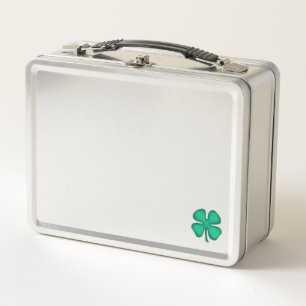 Lunch Box Chance 4 feuilles irlandais Clover inox stylo lunc