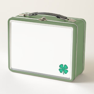 Lunch Box  Chance 4 feuilles irlandais Clover vert lunbox