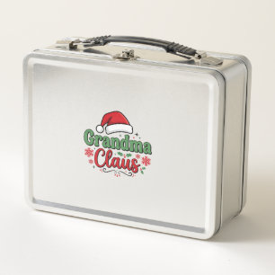 Lunch Box Chapeau de Noël de Grand-mère Noël