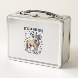 Lunch Box Chapeau Floral de Cheval de Derby Day Y’all