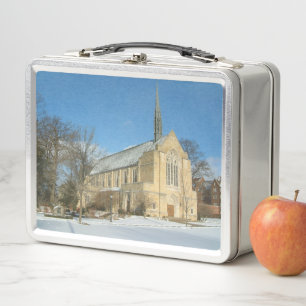 Lunch Box Chapelle Harbison en hiver au Grove City College