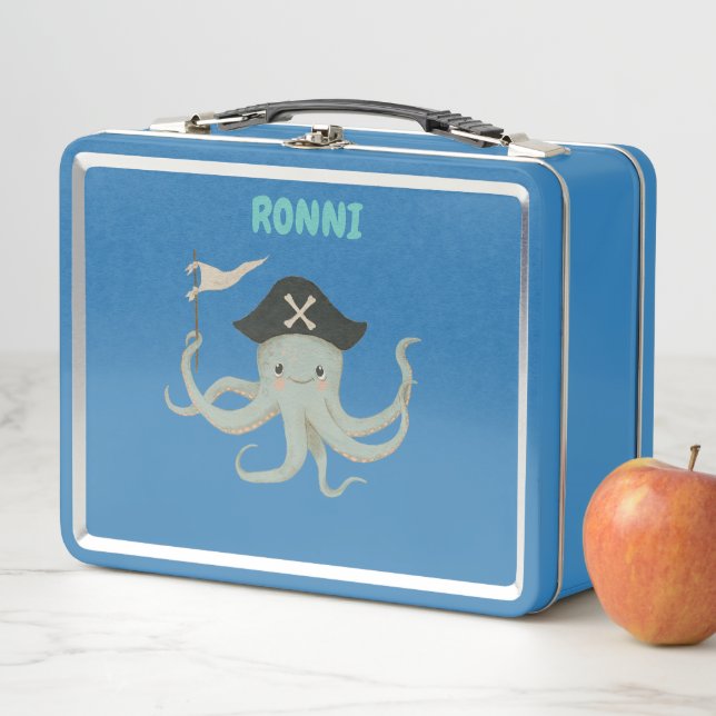 Lunch Box Chasseur de trésor Pirate Anniversaire (En situation)