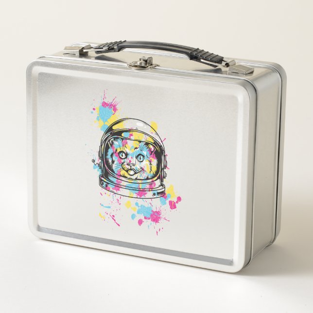 Lunch Box Chat Astronaute (Devant)