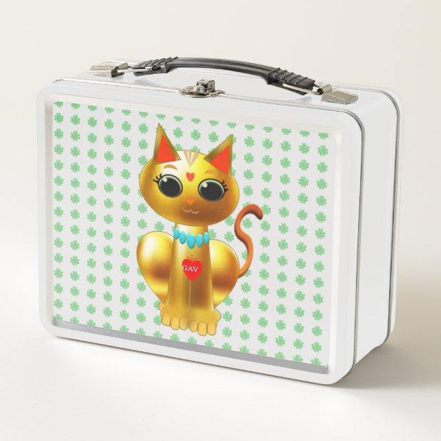 Lunch Box Chat de bonne chance (Devant)