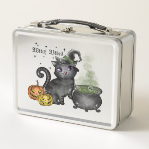 Lunch Box Chat noir sorcière Vibes sorcières