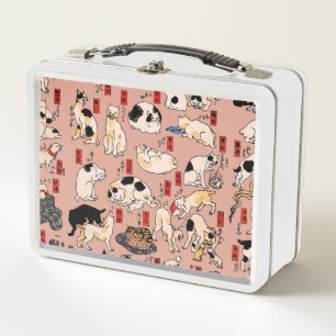 Lunch Box chats japonais Ukiyo-e Funny kitty