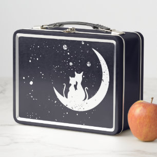 Lunch Box Chats mignons sur la Lune