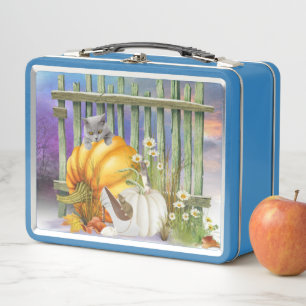 Lunch Box Chaussure blanche perdue dans le collage de patchs