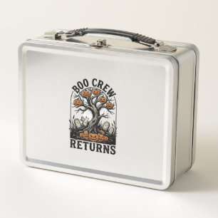 Lunch Box Chemise d'arbre d'Halloween Graphique de citrouill