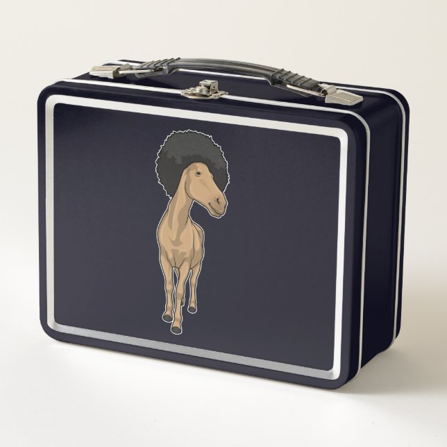 Lunch Box Cheval Afro (Devant)