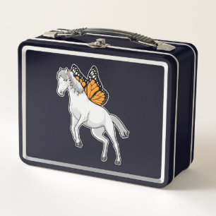 Lunch Box Cheval avec papillon