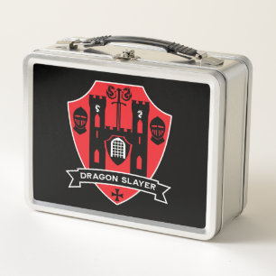 Lunch Box Chevalier Anglais Médiéval Dragon