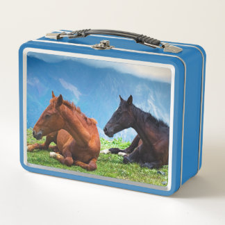 Lunch Box Chevaux de Moody Mountain : Un voyage d'art raffin