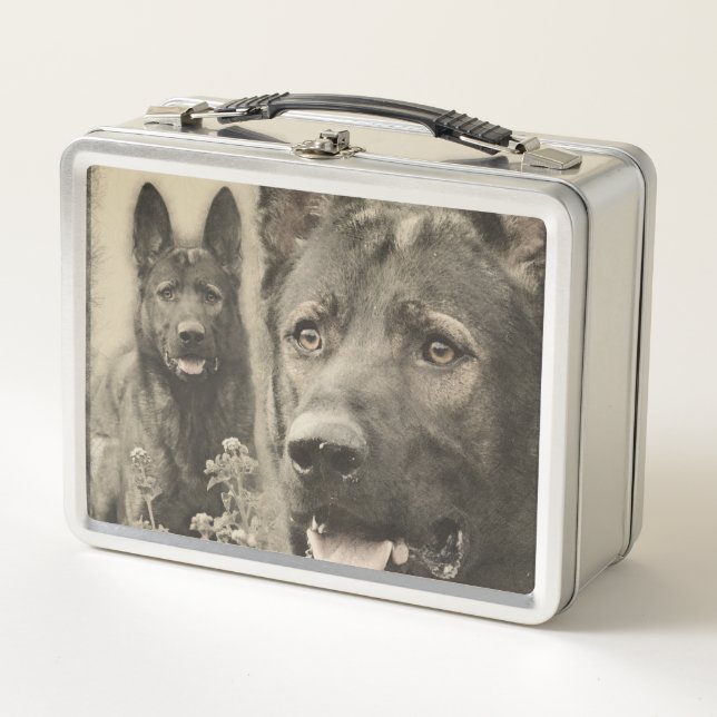 Lunch Box Chien de berger allemand de travail - GSD (Devant)
