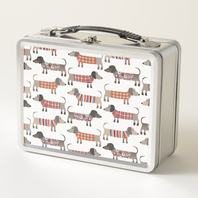 Lunch Box Chien de saucisse Dachshund (Devant)