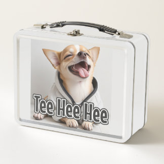 Lunch Box Chien généré par l'IA 01 "Tee hee hee"
