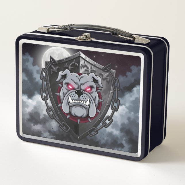 Lunch Box Chien-taureau gothique (Devant)