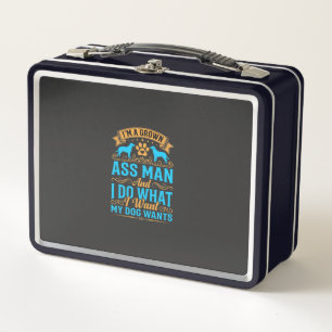 Lunch Box Chien Veut Homme Adulte Drôle